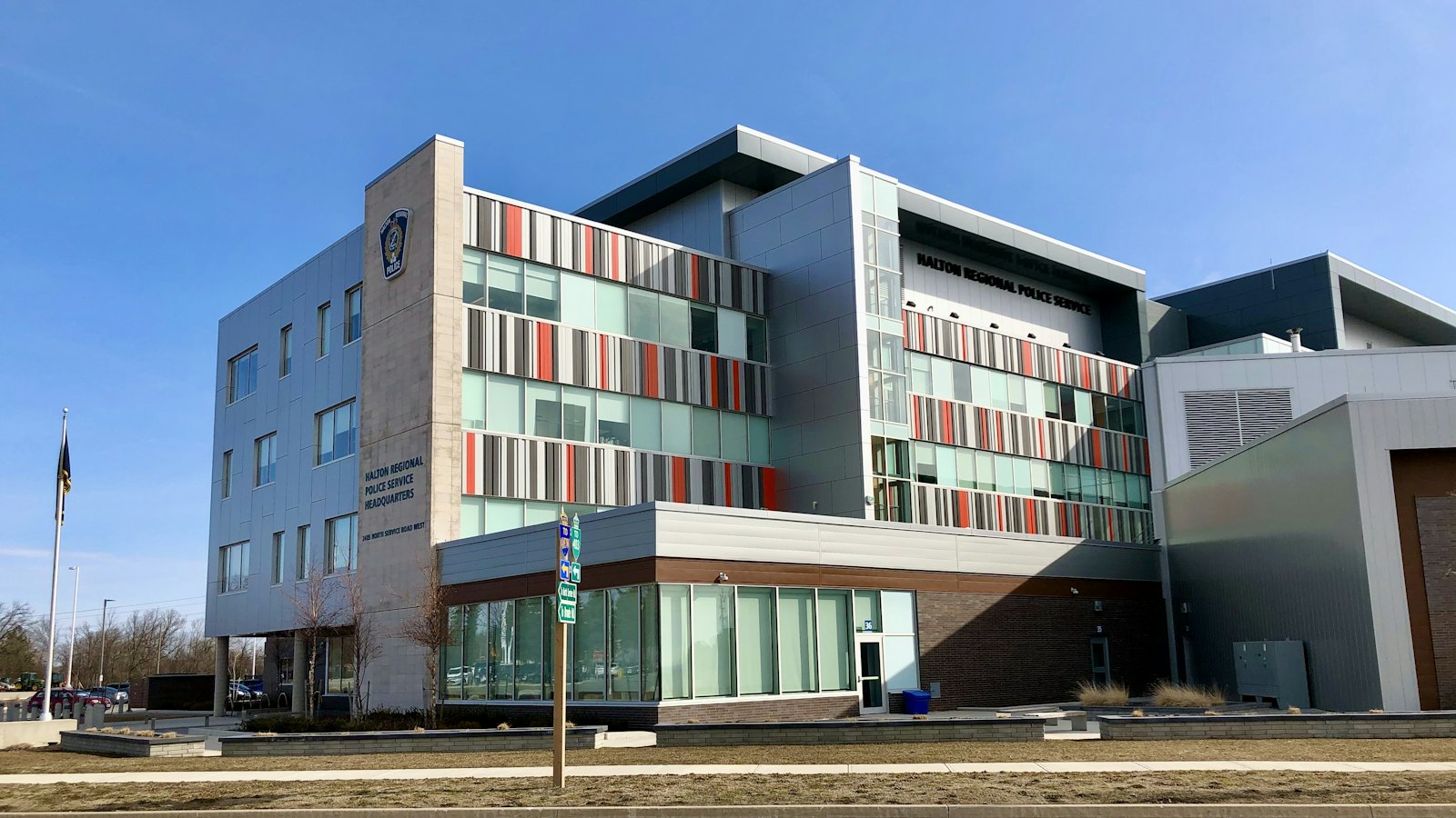 A modern government office building